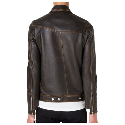 Vintage Cracker Biker Jacket -