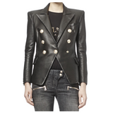 WOMEN LEATHER BLAZER CORPORATE LEATHER -  WOMEN LEATHER BLAZER CORPORATE LEATHER -