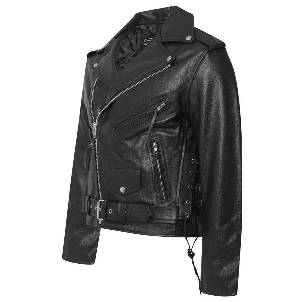 Bikers Shoulder Epaulettes Brando Silver Spiked Genuine -   Leather  jacket, Leather jacket outfit men, Leather jacket men