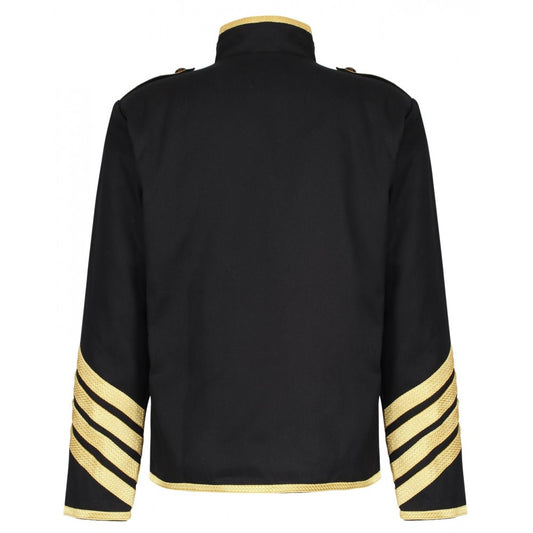 Military Drummer Silver Gold Jacket Men Gothic Army Band Jacket - High Quality Leather Jackets For Sale | Dream Jackets On Jackethunt