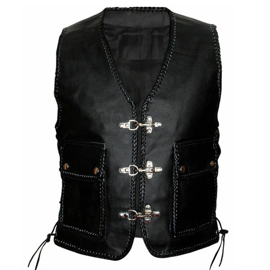 Native American Motorcycle Leather Vest- High Quality Leather Jackets For Sale | Dream Jackets On Jackethunt