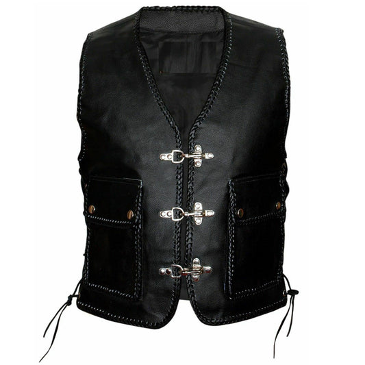 Native American Motorcycle Leather Vest - High Quality Leather Jackets For Sale | Dream Jackets On Jackethunt