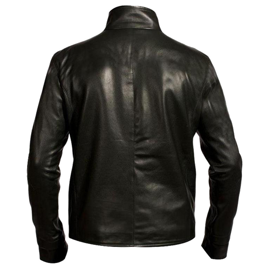 Punisher Skull Biker Leather Jacket USA -