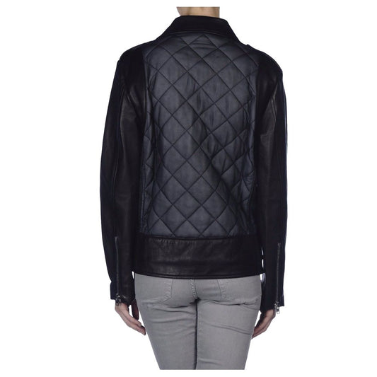 WOMEN STYLISH MOTORCYCLE FASHION BIKER LEATHER JACKET -