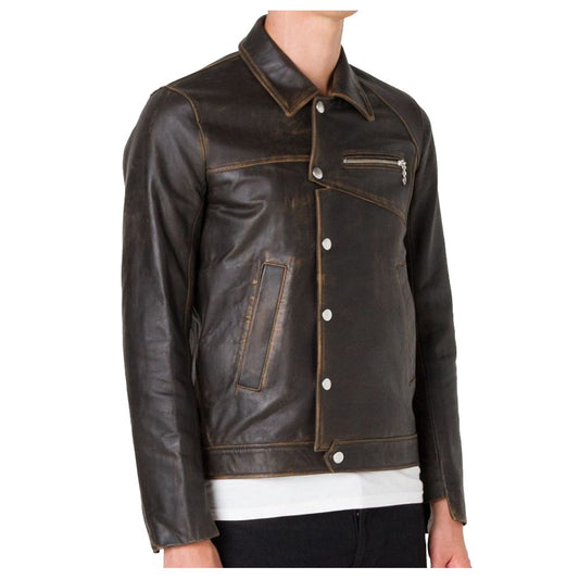 Vintage Cracker Biker Jacket -