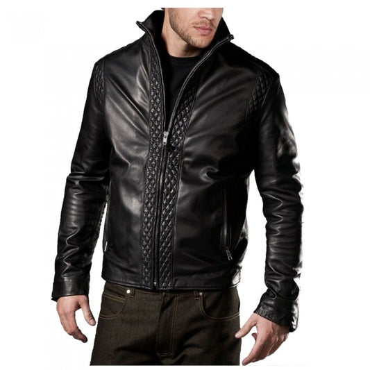 Quilted Designer Biker jacket -