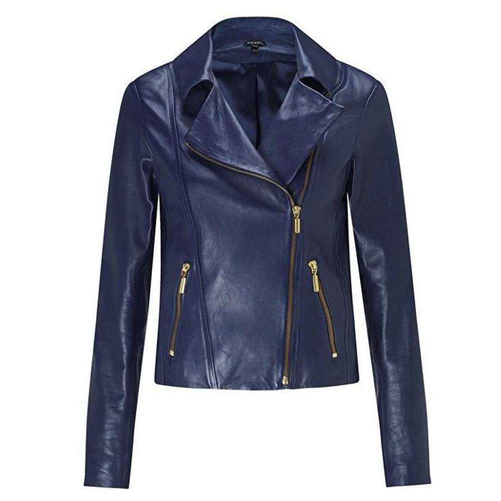 Ruth Langsford Women Motorcycle Leather Jacket Purple Ruth Langsford Women Motorcycle Leather Jacket Purple