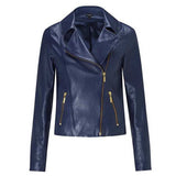 Ruth Langsford Women Motorcycle Leather Jacket Purple Ruth Langsford Women Motorcycle Leather Jacket Purple