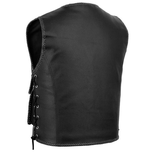 Native American Motorcycle Leather Vest - High Quality Leather Jackets For Sale | Dream Jackets On Jackethunt