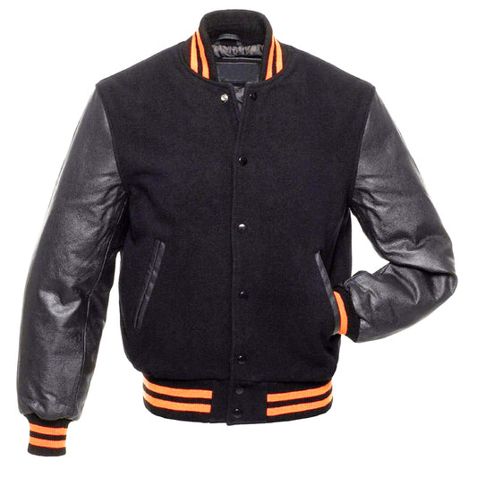 Multicolor Varsity Bomber Baseball Jacket Custom Made Letterman Jacket