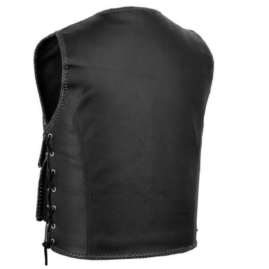 Native American Motorcycle Leather Vest- High Quality Leather Jackets For Sale | Dream Jackets On Jackethunt