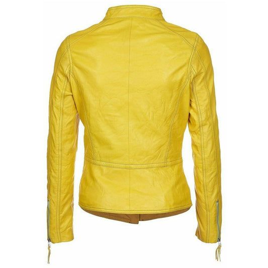 Classic Womens Genuine Lambskin Real Leather Jacket - High Quality Leather Jackets For Sale | Dream Jackets On Jackethunt