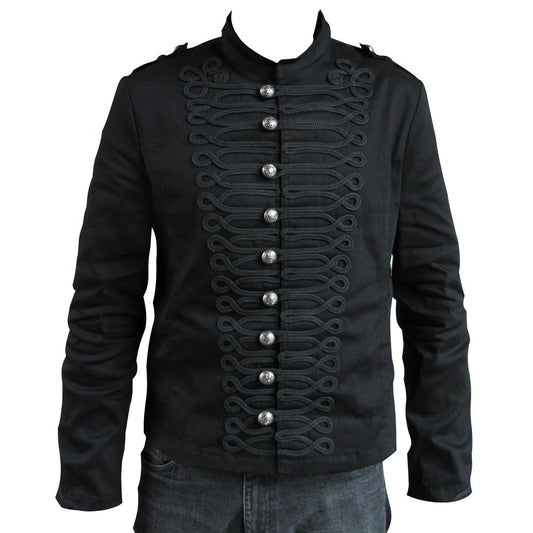 Military Parade Jacket Gothic Steampunk Army Jacket - Jacket Hunt