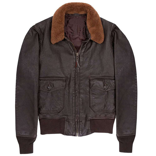 Naval Aviator’s Shearling Pilot Leather Jacket Mens | Jacket Hunt