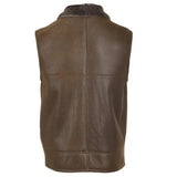 WW2 Pilot Shearling  Leather Vests - Jacket Hunt
