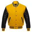 Yellow Varsity Letterman Baseball Jacket