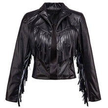 Load image into Gallery viewer, WOMEN FASHION DESIGNER LEATHER JACKET - 
