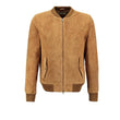 USA Suede Leather Bomber Jacket - 