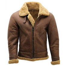 Load image into Gallery viewer, Shearling Bomber Jacket - 
