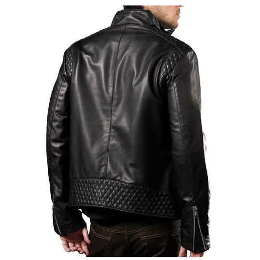 Quilted Designer Biker jacket - 