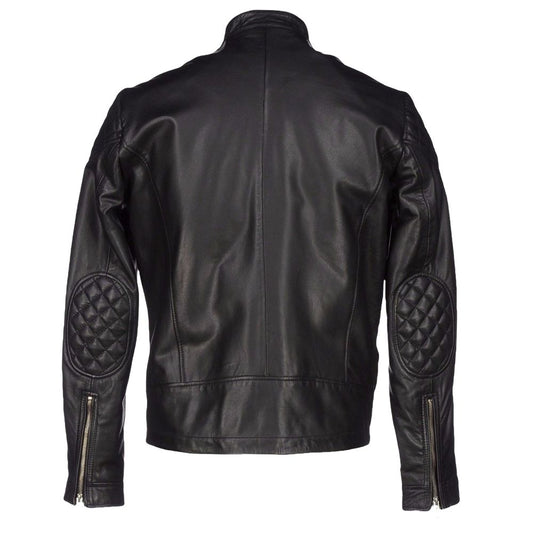 Quilted Shoulders Biker jacket - 