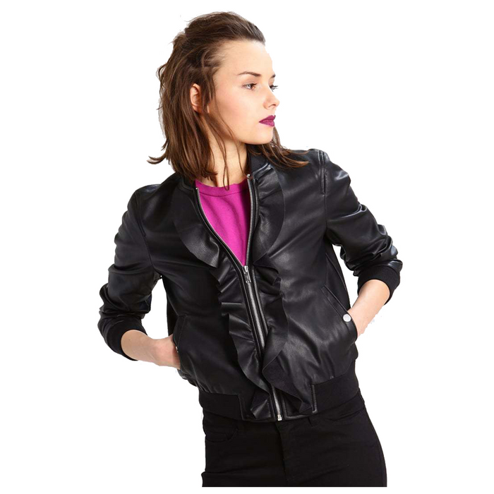 WOMEN REAL LEATHER FASHION JACKET - 