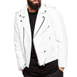 White American Heavy Biker Jacket - High Quality Leather Jackets For Sale | Dream Jackets On Jackethunt