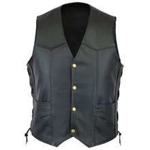 Load image into Gallery viewer, Men Classic Embossed Eagle Motorcycle Waistcoat High Quality Leather Jackets For Sale
