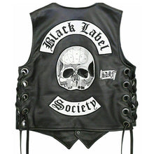 Load image into Gallery viewer, Black Label Society Doom Crew Vest | Men Gothic Biker Leather Vest
