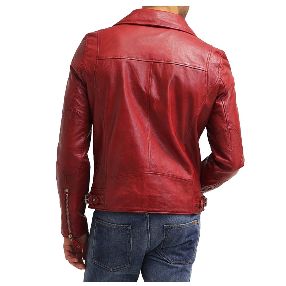 Red Double Rider Motorbike Jacket – Jacket Hunt
