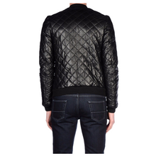 Load image into Gallery viewer, Black Slim Fit Fashion Leather Jacket Mens | Jacket Hunt
