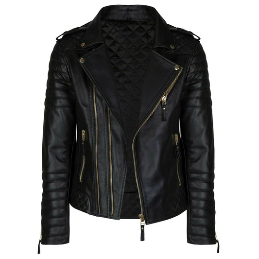 Men Black Fashion Leather Jacket