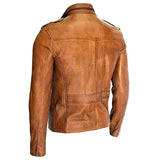 American Vintage Brown Fashion Leather Jacket - 