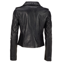 Load image into Gallery viewer, Women Party Rock Star Black Fashion Leather Jacket
