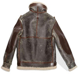B3 Vintage Distressed Leather Bomber Jacket | Jacket Hunt