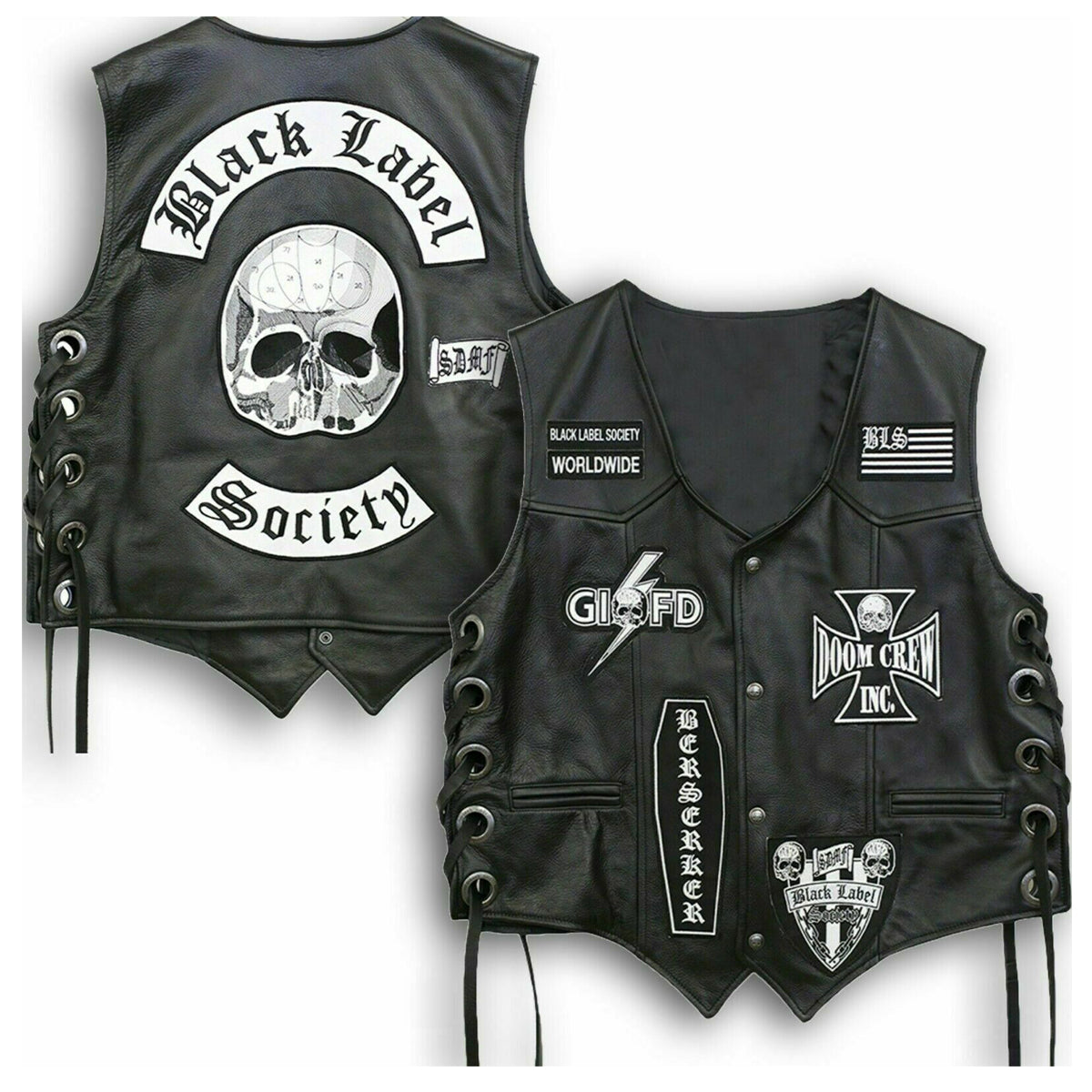 Black Label Order Cross MC Biker Patch Set Iron On Vest Jacket Rocker –  ASTROSHADEZ.COM