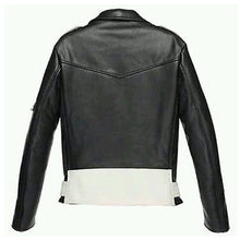 Load image into Gallery viewer, Men Black Brando Motorcycle Leather Jacket
