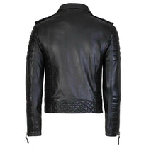 Load image into Gallery viewer, Men Black Fashion Leather Jacket

