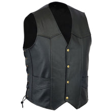 Load image into Gallery viewer, Men Classic Embossed Eagle Motorcycle Waistcoat High Quality Leather Jackets For Sale
