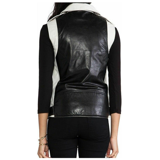 Women Motorcycle Fashion Leather Vest- High Quality Leather Jackets For Sale | Dream Jackets On Jackethunt