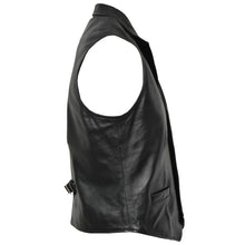 Load image into Gallery viewer, Men Party Black Premium Leather Waistcoat | Classic Fashion Leather Vest
