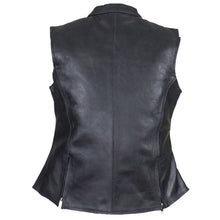 Load image into Gallery viewer, Women Motorcycle zipper Leather Vest Premium Quality  - High Quality Leather Jackets For Sale | Dream Jackets On Jackethunt
