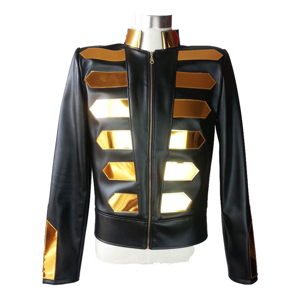 Nightclub Military Fashion Leather Jacket - High Quality Leather Jackets For Sale | Dream Jackets On Jackethunt