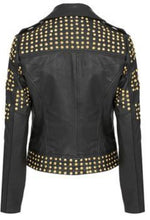 Load image into Gallery viewer, New Women’s Pure Golden Half Studded Brando Style Black 2021
