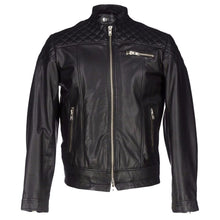Load image into Gallery viewer, Quilted Shoulders Biker jacket - 
